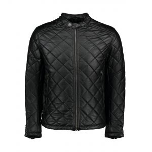 خرید                                     کت چرم مردانه کالینز مدل CL1034804-BLK