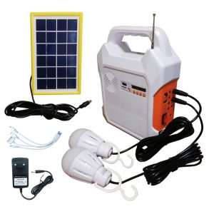خرید سیستم روشنایی و پاوربانک خورشیدی و اسپیکر کامیسیف مدل KM-915