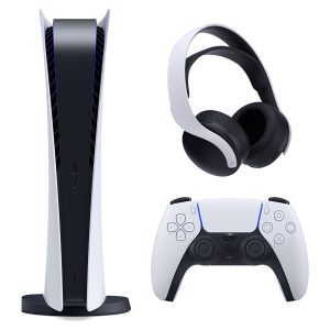 خرید                                     مجموعه کنسول بازی سونی مدل PLayStation 5 Digital به همراه هدست سونی Pulse 3D