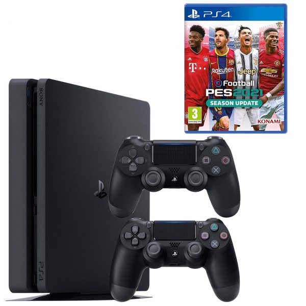 خرید                                     مجموعه کنسول بازی سونی مدل Playstation 4 Slim ریجن 2 کد CUH-2216B ظرفیت 1 ترابایت