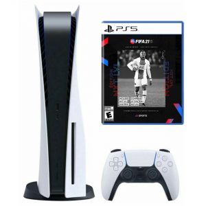 خرید                                     کنسول بازی سونی مدل Playstation 5 ظرفیت 825 گیگابایت به همراه بازی فیفا 21