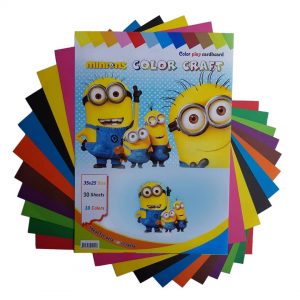 خرید                                     مقوا رنگی کد C3010 سایز 25×35 سانتی متر بسته 30 عددی