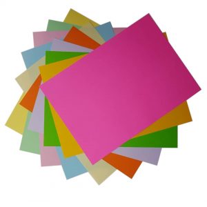 خرید                                     کاغذ رنگی A4 مدل رنگین کمان کد X10 بسته 100 عددی