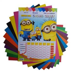 خرید                                     مقوا رنگی کد C4010 سایز 35×25 بسته 40 عددی
