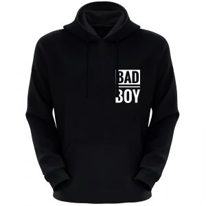خرید                                     هودی مردانه طرح bad boy کد F49 رنگ مشکی