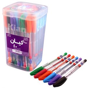 خرید خودکار رنگی کیان بسته 50 عددی
