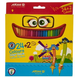 خرید مداد رنگی 24 رنگ آریا مدل 3017