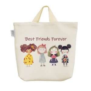 خرید                                     ساک خرید خندالو طرح Best Frinds Forever کد 300