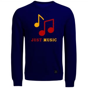 خرید                                     سویشرت مردانه 27 مدل Just music کد V24 رنگ سرمه ای