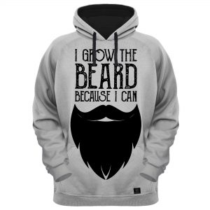 خرید                                     هودی مردانه 27 مدل BEARD کد ALP56 رنگ مشکی