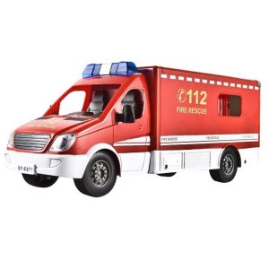 خرید                                     ماشین بازی کنترلی دبل ای مدل ماشین آتش نشانی کد E671-003