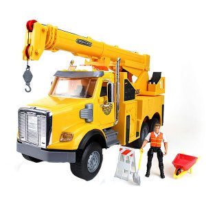 خرید ماکت ماشین مدل جرثقیل همراه با آدمک کد 7643