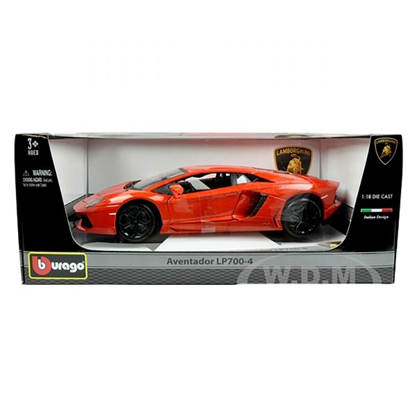 خرید                                     ماشین بازی بوراگو مدل Lamborghini Aventador LP 700S کد 11033