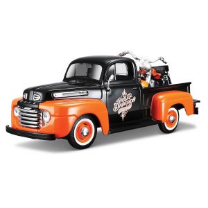 خرید                                     ماشین بازی مایستو مدل 1948Ford F-1 Pickup And 1958FLH DUG Glide