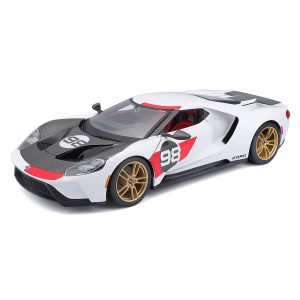 خرید ماکت ماشین مایستو مدل 2021 Ford GT 98 White Heritage Edition
