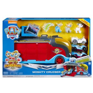 خرید                                     کیت ماشین بازی پاو پاترول مدل کامیون سگ‌های نگهبان سری Mighty Pups Super PAWs