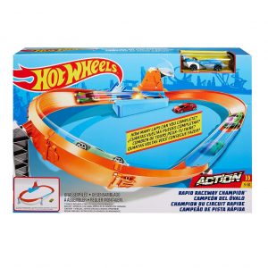 خرید کیت ماشین بازی هات ویلز مدل Rapid Raceway Champion کد GBF81 / GJM75