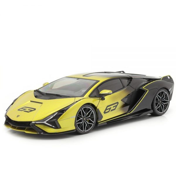 خرید                                     ماکت ماشین بوراگو مدل LAMBORGHINI SIAN FKP37 2021