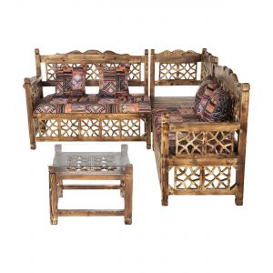 خریدمبل چهار نفره چوبر طرح سنتی کد 002