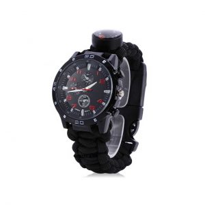 خرید ابزار نجات طرح ساعت مچی مدل Paracord Watch