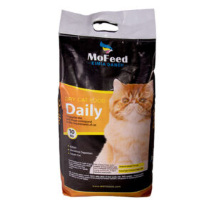 خرید غذای خشک گربه بالغ مفید مدل daily cat food وزن 10 کیلوگرم
