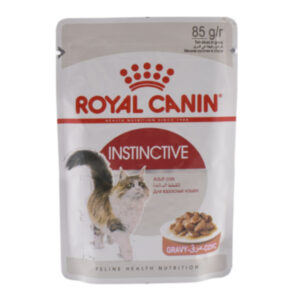 خرید غذای پوچ گربه رویال کنین مدل INSTINCTIVE GRAVY وزن 85 گرم بسته 12 عددی