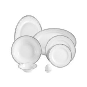 خرید سرویس غذا خوری 28 پارچه چینی زرین ایران سری ایتالیا اف مدل ریوا درجه عالی