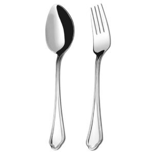 خرید سرویس قاشق و چنگال 12 پارچه ناب استیل مدل Venice