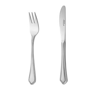 خرید ست کارد و چنگال میوه خوری 12 پارچه ناب استیل مدل ونیز