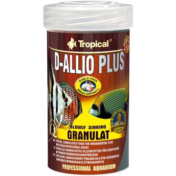 خریدغذای ماهی تروپیکال مدل D- Allio Plus Granulat وزن150 گرم