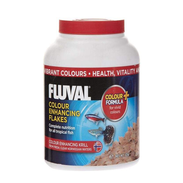 خریدغذای تقویت رنگ آبزیان فلوال مدل fluval colour enhancing pellets کد 985225 وزن125گرم