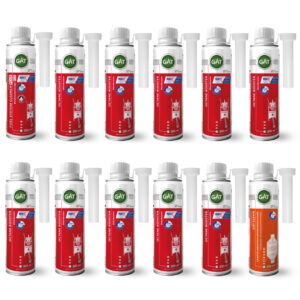 خریداکتان بوستر 8 پوینت و تمیزکننده سیستم سوخت رسانی پلاس و کاتالیزورشوی گات مدل FULL حجم 300 میلی لیتر بسته 12 عددی