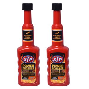 خرید اکتان بوستر و تمیز کننده سیستم سوخت اس تی پی مدل Power Boost حجم 200 میلی لیتر بسته 2 عددی