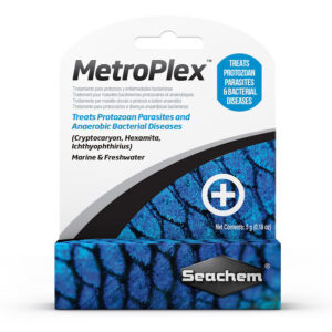 خریدمحلول ضد انگل آکواریوم سیچم مدل Metroplex وزن 5 گرم
