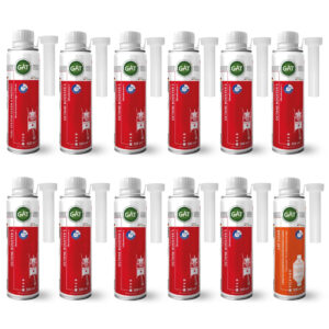 خریداکتان بوستر 3 پوینت و تمیزکننده سیستم سوخت رسانی و کاتالیزورشوی گات مدل FULL حجم 300 میلی لیتر بسته 12 عددی