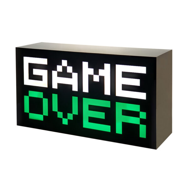 خریدچراغ رومیزی مدل گیمینگ 8 بیت طرح GAME OVER