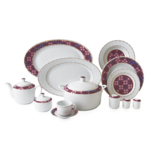 خرید سرویس غذاخوری 102 پارچه چینی زرین ایران مدل رادیانس توسکانی درجه عالی