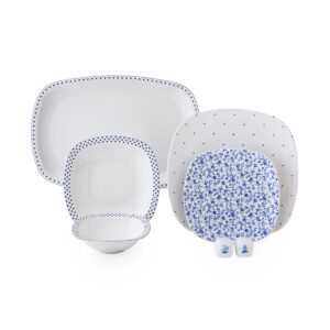 خریدسرویس غذاخوری 27 پارچه چینی زرین ایران مدل کواترو ورنیکا درجه عالی