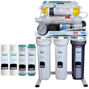 خریددستگاه تصفیه کننده آب آکوآ اسپرینگ مدل NF3700 به همراه فیلتر مدل مجموعه 4 عددی