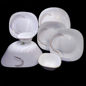 خریدسرویس غذا خوری 26 پارچه آمرتات مدل آرکوپال مربع شمل لب طلا کد 5261