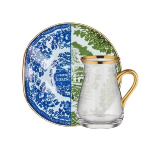 خریدست فنجان و نعلبکی 12 پارچه گلور طرح Stella