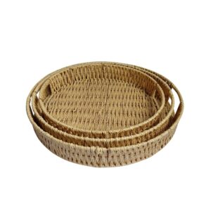خریدسینی سرو مدل حصیری کد 23654 بسته 3 عددی