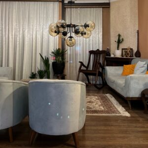 خریدلوستر 9 شعله نورهام مدل مولکولی نوریس