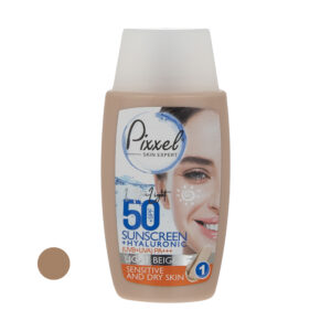 خریدکرم ضد آفتاب رنگی پیکسل +SPF50 مدل LIGHT BEIGE مناسب پوست های حساس و خشک حجم 50 میلی لیتر