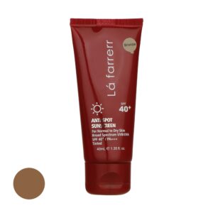 خریدکرم ضد آفتاب رنگی لافارر مدل SPF40 مناسب انواع پوست حجم 40 میلی لیتر