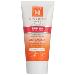 خریدکرم ضد آفتاب ضد چروک فاقد چربی شیلد مای SPF50+