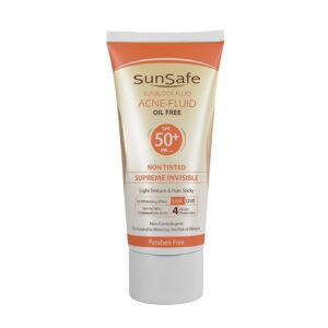 خریدکرم ضد آفتاب سان سیف مدل ACNE-FLUID حجم 50 میلی لیتر