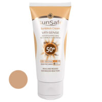 خریدکرم ضد آفتاب رنگی سان سیف SPF50 مدل Viti-Sense مناسب پوست های حساس حجم 50 میلی لیتر