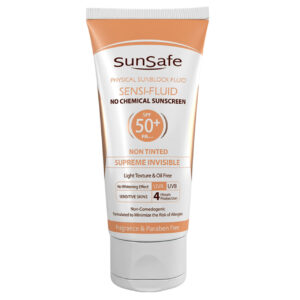 خریدکرم ضد آفتاب سان سیف مدل سنسی فلوئید +SPF 50 حجم 50 میلی لیتر