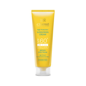 خریدکرم ضد آفتاب بی رنگ سینره مدل SPF60 مناسب انواع پوست حجم 50 میلی لیتر